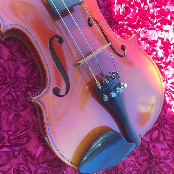 VIOLIN SUZUKI🎄🎁 #220/#202 GLASSER HORSEHAIR BOW with CARRY CASE LIKE NEW - Picture 10 of 12